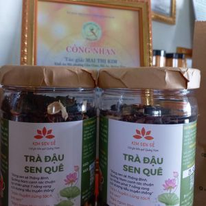 Trà đậu sen quê Trà đậu sen quê